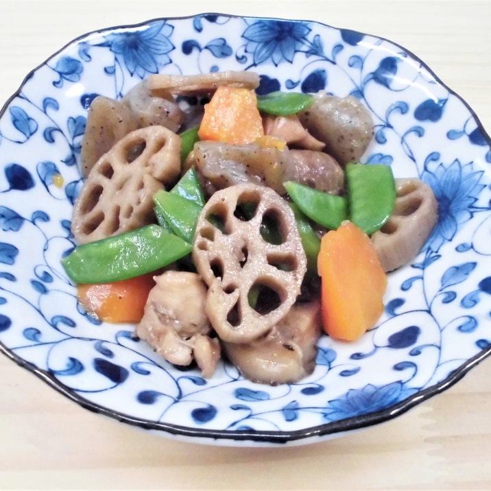 野菜の煮物の基本 『筑前煮風』